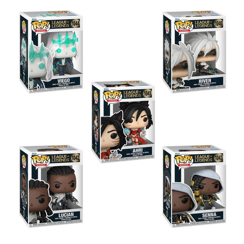 Funko Pop! Games: League of Legends - Viego / Senna / RIven / Lucian / Ahri *PREORDER*