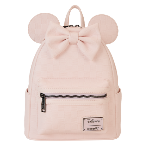 Loungefly - Disney Minnie Mouse Checkered Texture Mini Backpack