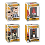 Funko Pop! Movies: Wallace And Gromit - Wallace / Gromit / Norbot / Feathers McGraw