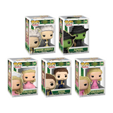 Funko Pop! Movies: Wicked - Madame Morrible / Elphaba / Glinda (Bubble Gown) / Fiyero / Glinda (Nightgown) *PREORDER*