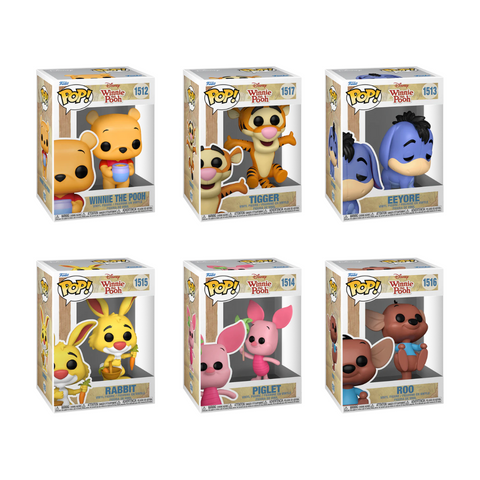 Funko Pop! Winnie The Pooh - Winnie The Pooh / Tigger / Eeyore / Rabbit / Piglet / Roo