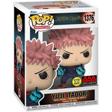 Funko Pop! ANIMATION JUJUTSU KAISEN YUJI ITADORI DIVERGENT FIST #1376 [AAA ANIME EXCLUSIVE] GLOW