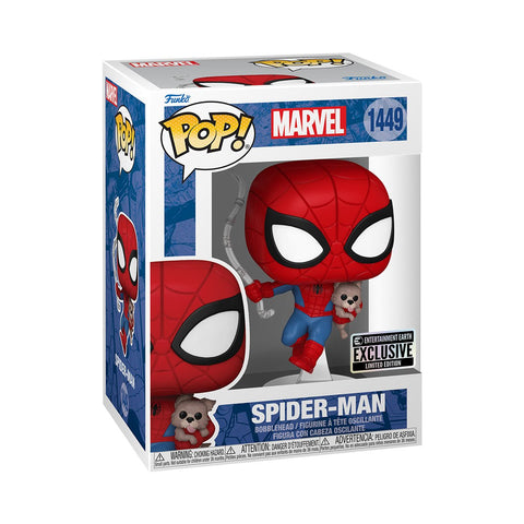 Funko Pop! Marvel - Spider-Man with Sandwich The Dog #1449 [Entertainment Earth Exclusive] #1449