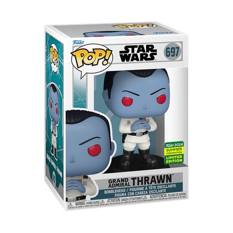 Funko Pop! Star Wars - Grand Admiral Thrawn #697 [2024 SDCC / Shared Convention Exclusive] *PREORDER*