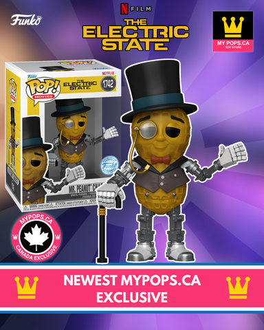 Funko Pop! Netflix The Electric State Mr. Peanut #1742 [MYPOPS.ca CANADA EXCLUSIVE]