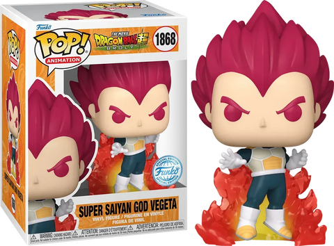 Funko Pop! Anime: Dragon Ball Super - Super Saiyan God Vegeta #1868 [Special Editon]