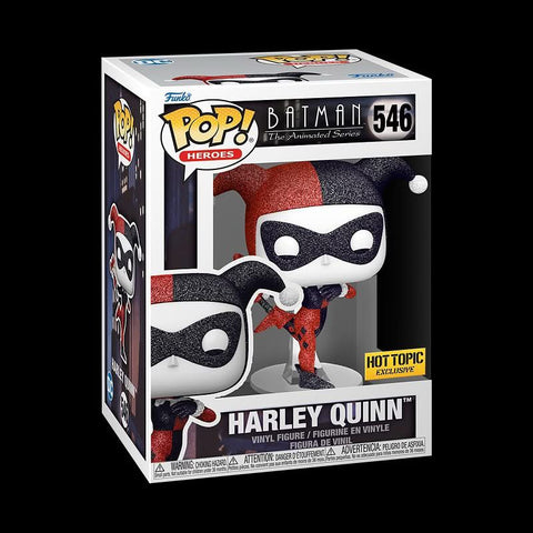 Funko Pop! DC: Batman - Harley Quinn (Glitter) #546 [Hot Topic Exclusive] *PREORDER*