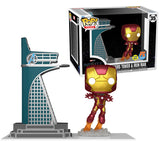 Funko Pop! TOWN AVENGERS TOWER & IRON MAN  #35 GLOW [PX EXCLUSIVE] *PREORDER*