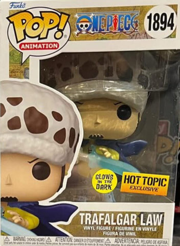 Funko Pop! Anime: One Piece - Trafalgar Law #1894 [Hot Topic Exclusive - GITD] *PREORDER*