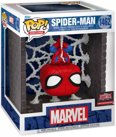 Funko Pop! Marvel - Deluxe 6" Spider-Man (Upside Down) #1462 [TargetCon Convention Exclusive] *PREORDER*