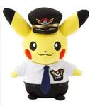 Games: Pokemon - Pilot Captain Pikachu Narita Airport (NRT) Plush [Japan Rare Exclusive]
