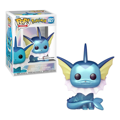 Funko Pop! Games: Pokemon - Vaporeon (Pearlescent) #627 [Pokemon Center Exclusive] *PREORDER*