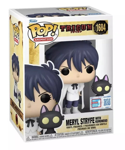 Funko Pop! Anime: Trigun - Meryl Stryfe with Kuroneko #1684 [2024 NYCC Fall Convention Exclusive] *PREORDER*