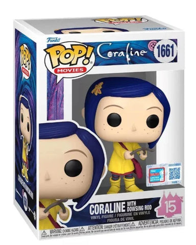 Funko Pop! Movies: Coraline - Coraline (with Dowsing Rod) #1661 [2024 NYCC Fall Shared Convention Exclusive]