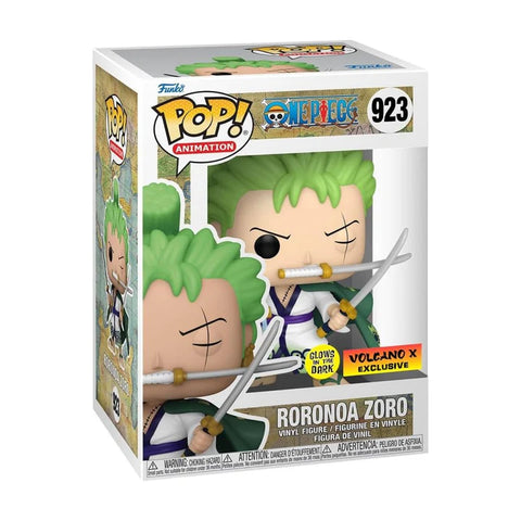 Funko Pop! Anime: One Piece - Roronoa Zoro #923 [Volcano X Exclusive - GITD]