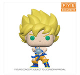 Funko Pop! Anime: Dragon Ball Z - Super Saiyan Goku with Kamehameha #948 [FYE Exclusive - GITD]