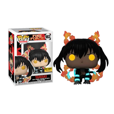 Funko Pop! Animation Fire Force - TAMAKI Glow in the dark #983 *HOT TOPIC*