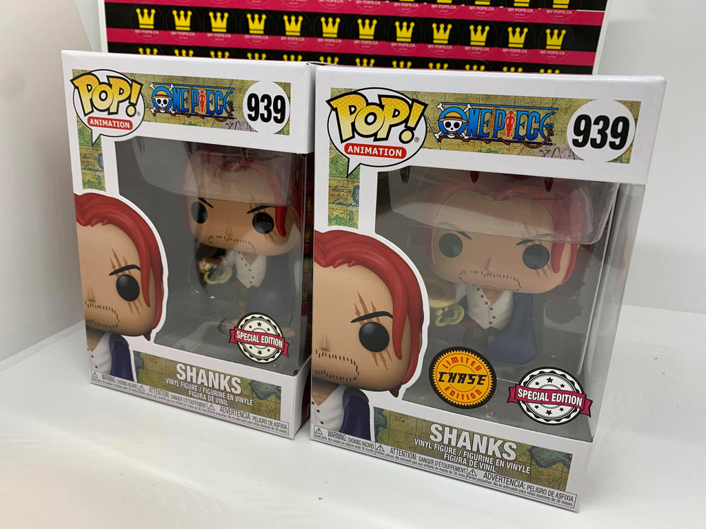 Funko Pop! Animation One Piece Shanks Chase Big Apple Collectibles