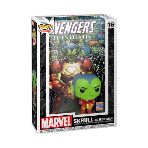 FUNKO POP! COMIC COVER MARVEL SKRULL AS IRON MAN #16 [2023 WONDROUS CON EXCLUSIVE]