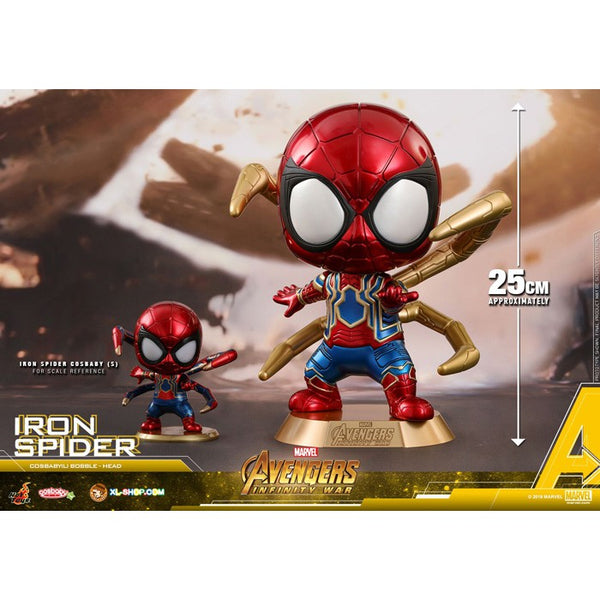 Avengers 3 Infinity War Iron Spider Cosbaby L 10 Hot Toys Bobble MyPops