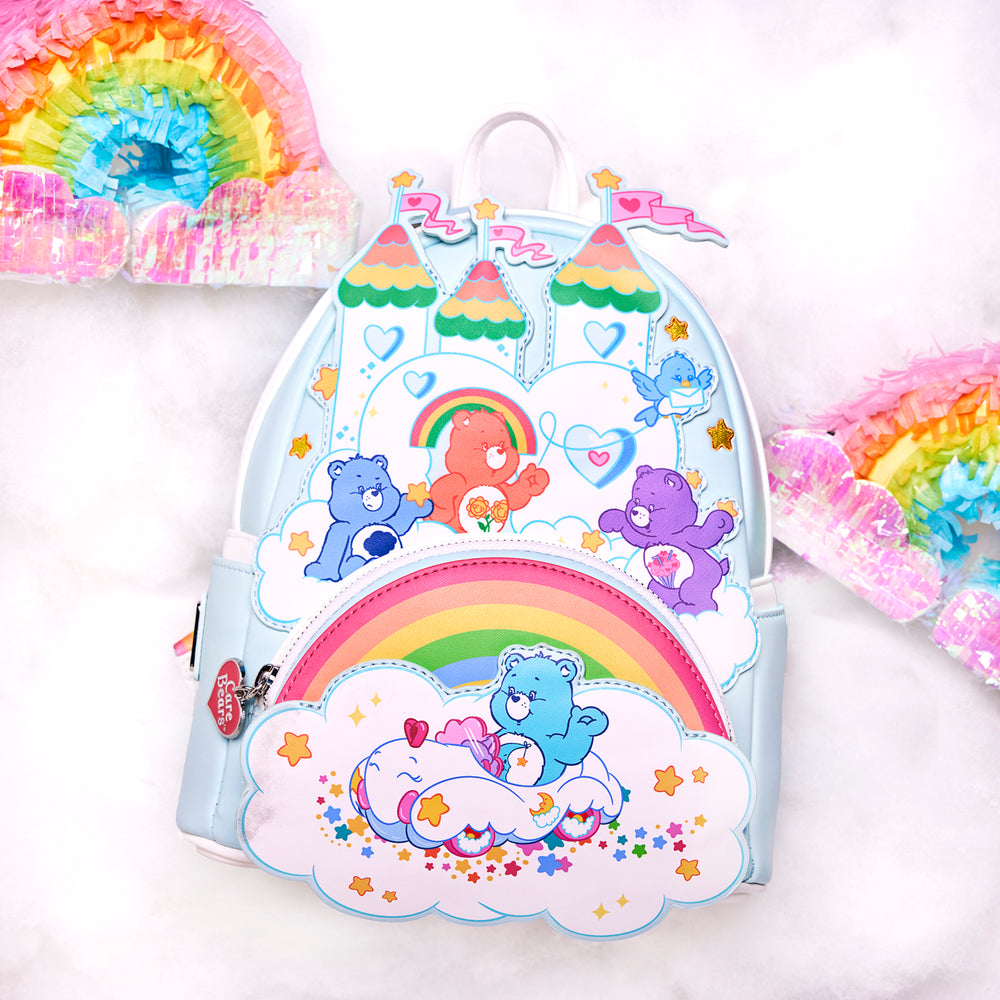 LOUNGEFLY CARE BEARS 40th ANNIVERSARY MINI BACKPACK – MyPops.ca