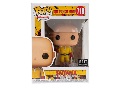 FUNKO POP! ANIMATION: ONE PUNCH MAN - SAITAMA [W/ BAG] **BAIT EXCLUSIVE** #719