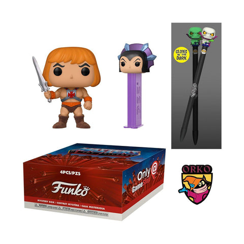 Funko Pop! Masters of the Universe FLOCKED HE-MAN MYSTERY BOX #991  *GAMESTOP EXCLUSIVE*