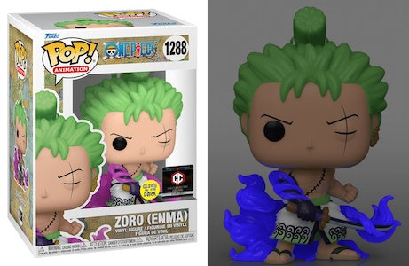 Check out the new Zoro w/ Enma Glow!!🔥#funko #funkopop #fyp #anime #o