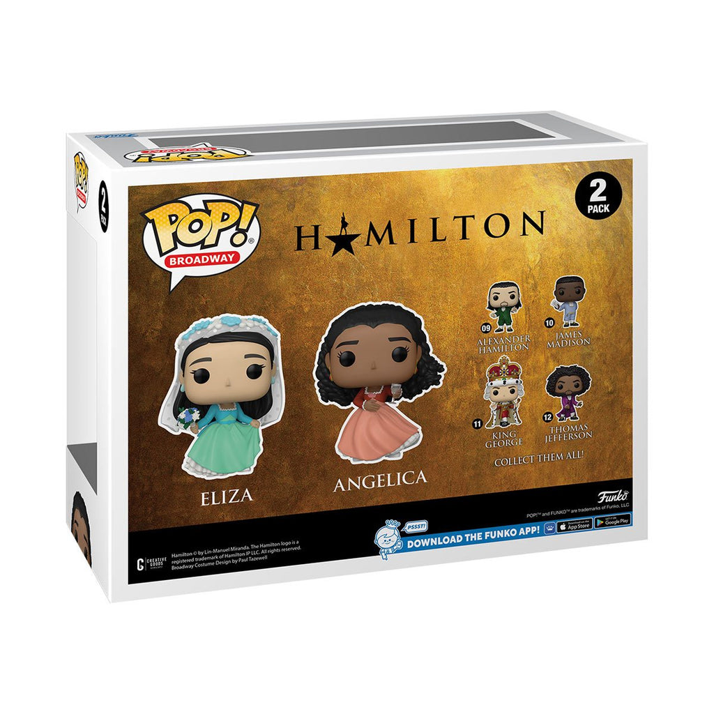 Funko Pop Hamilton Eliza And Angelica Specialty Series 2 Pack Mypopsca 5166