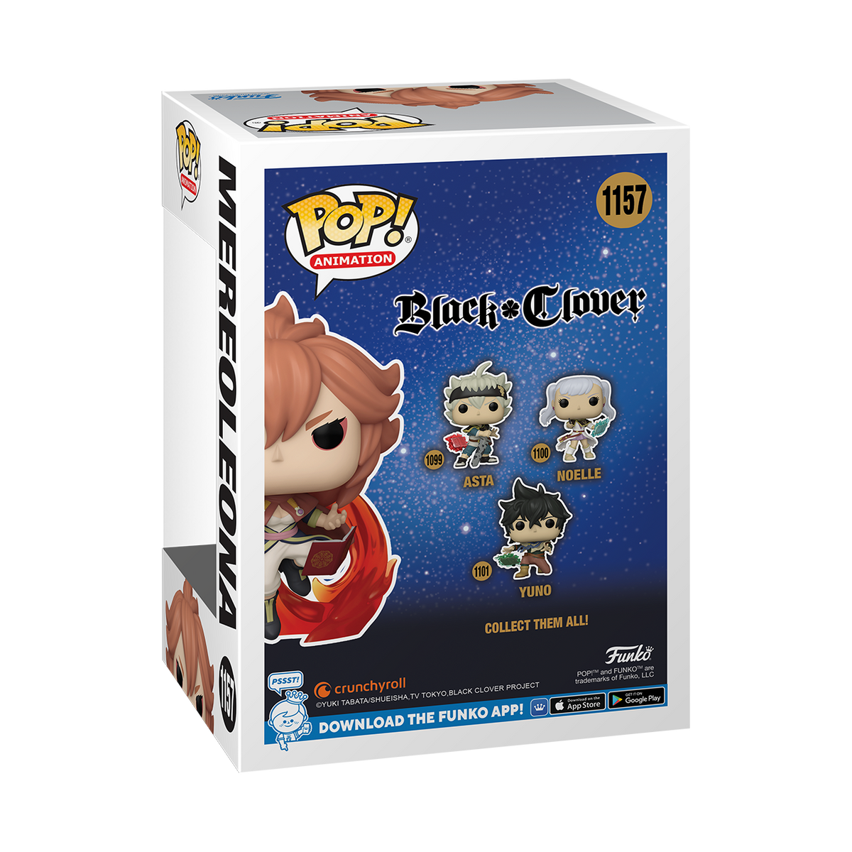 FUNKO POP! BLACK CLOVER MEREOLEONA WITH FLAME FISTS **CR EXCLUSIVE ...